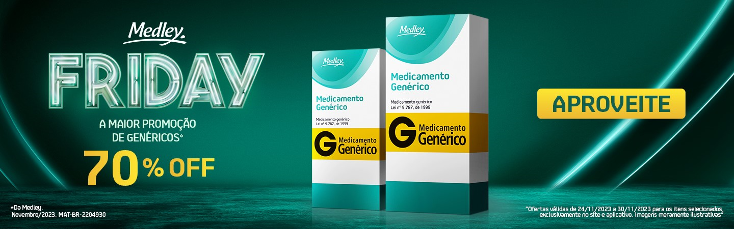Banner Carrossel Desktop MEDLEY Genéricos 24 a 30.11